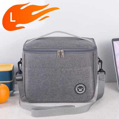Insulated Lunch Bag With Shoulder Strap Waterproof Design - Smarsty