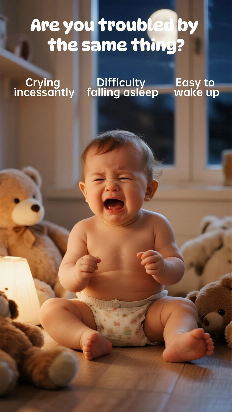 Rechargeable White Noise Machine With Soothing Night Light - Smarsty