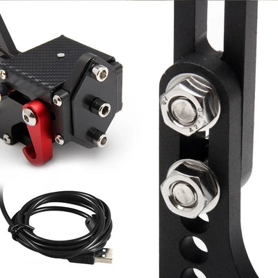 USB Handbrake SIM For G25/27/29 T300 T500 PC Racing Games Fanatecosw Dirt Rally Hand Brake System Red Black Blue HB-1009 - Smarsty