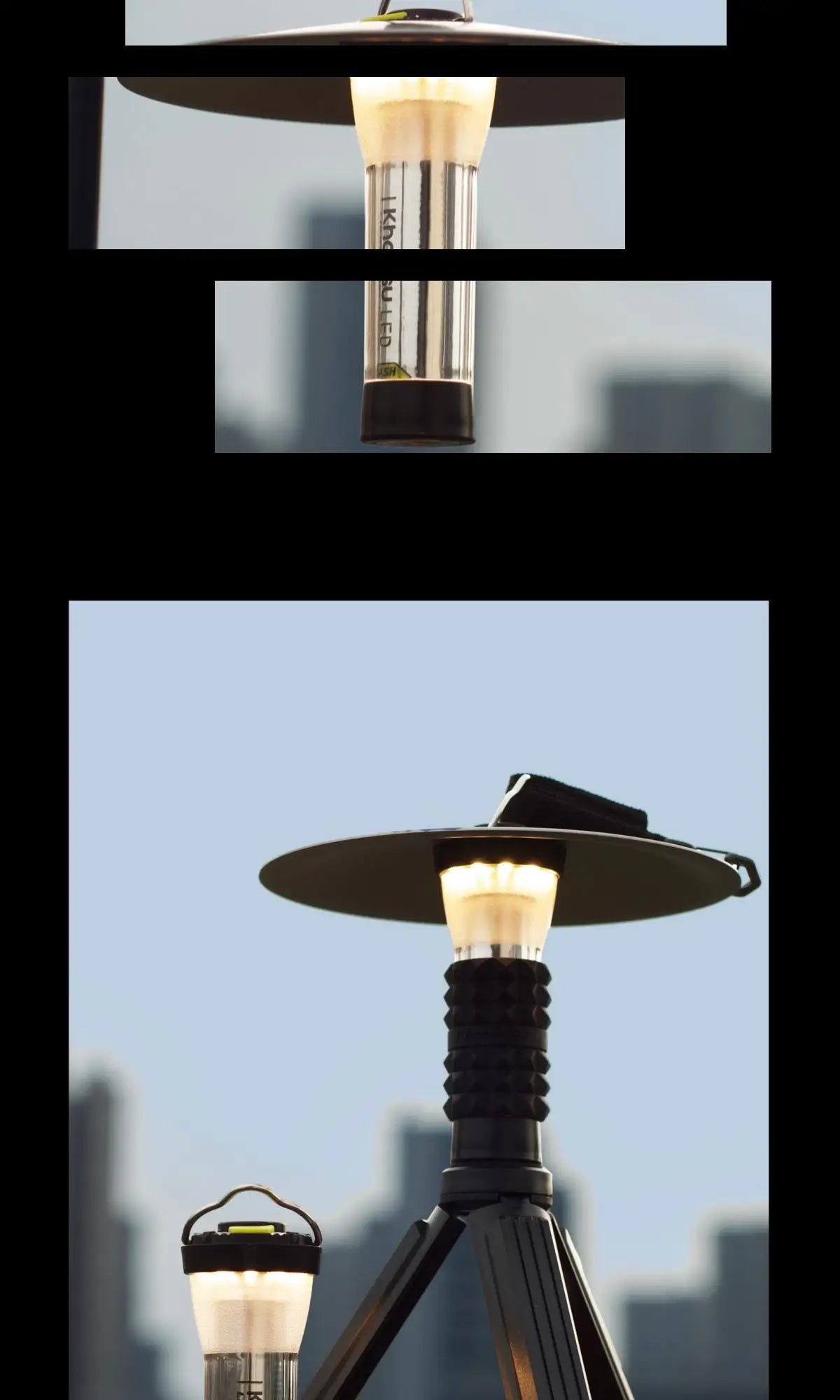 3000mah GZ Lighthouse camping light Super Long Battery Life LED Camping Tent Hiking Atmosphere Lamp Tower Flashlight