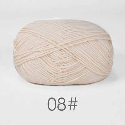 Soft Milk Cotton Yarn for Hand Knitting Projects - Smarsty