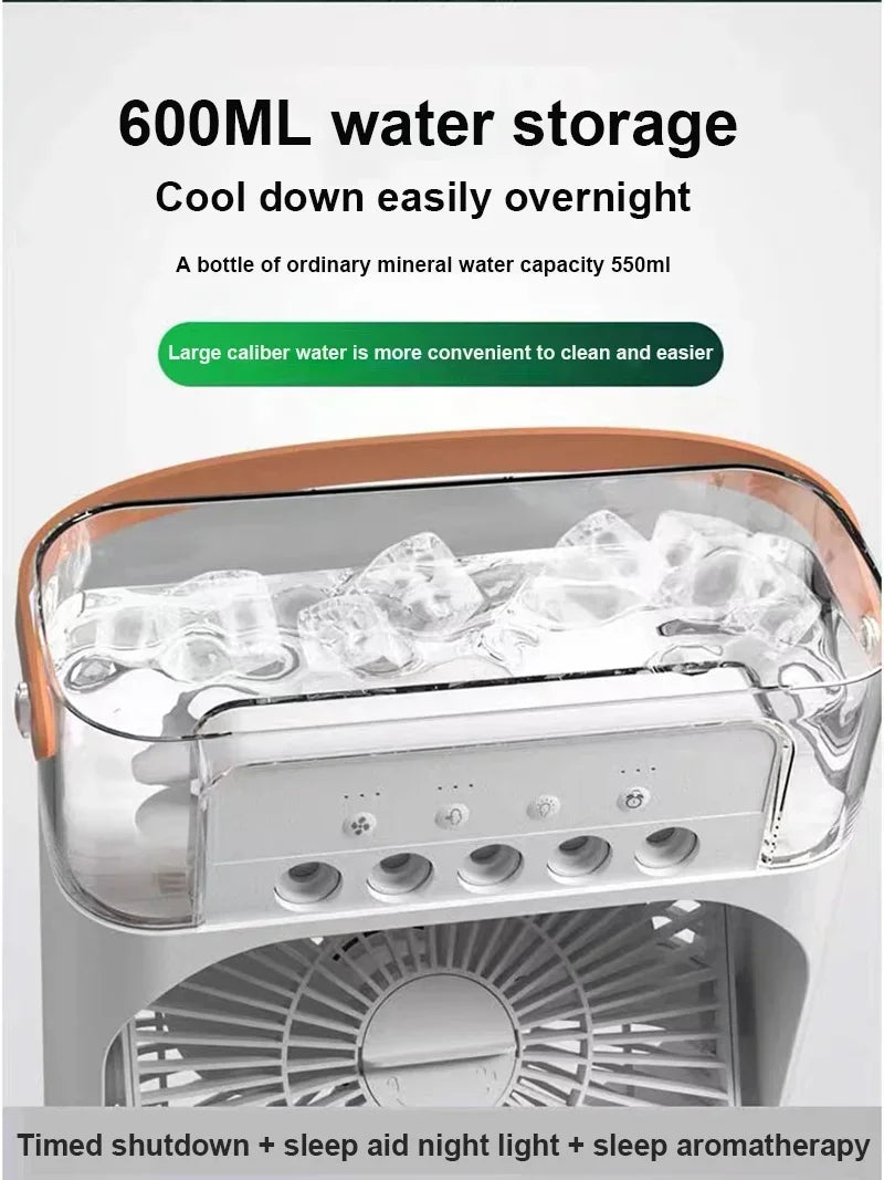 Portable Humidifier Fan with Three Speed Settings - Smarsty