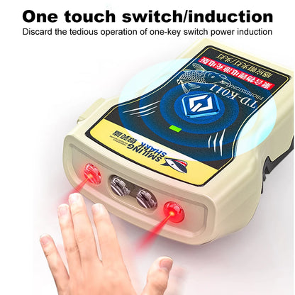 LED Camping Headlamp 200mAh Super Bright Hat Clip Light IPX4 Waterproof Mini Caps Light Headlamp Power Display for Night Fishing