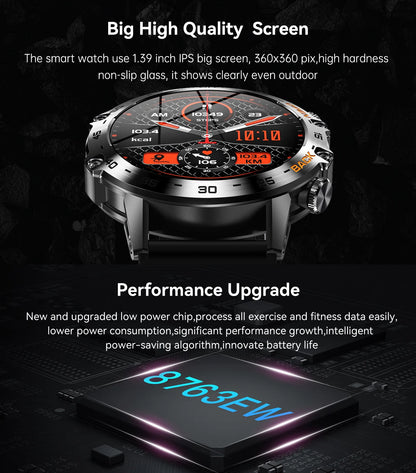 Bluetooth Call Smart Watch for Men with Fitness Tracker - Smarsty