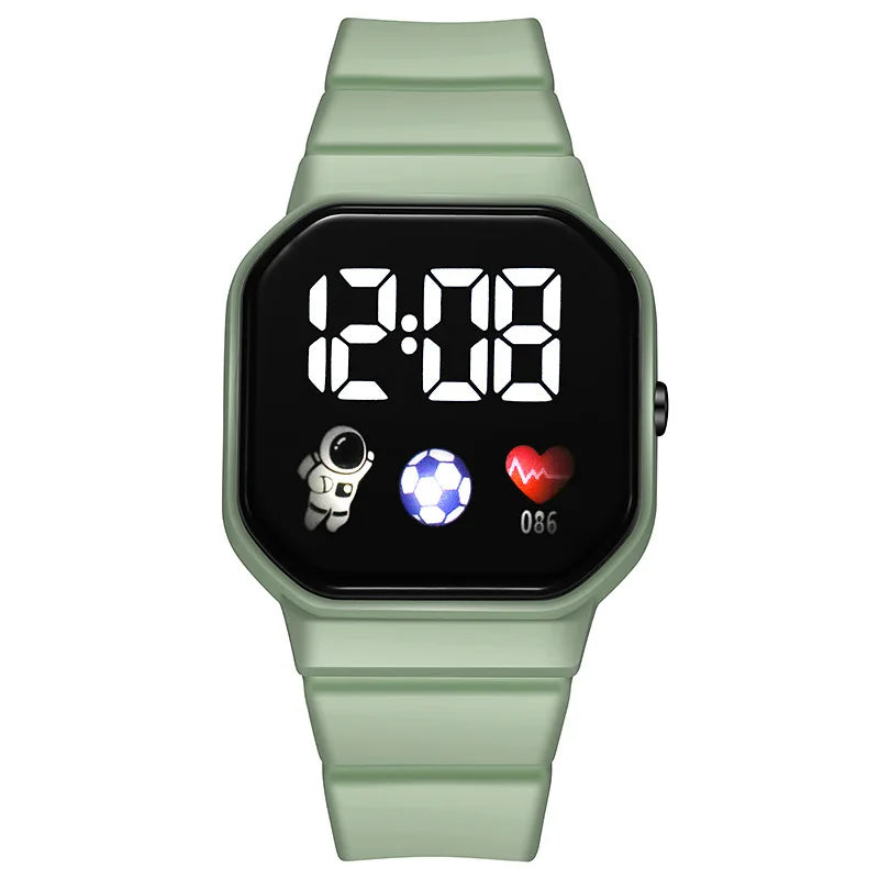 Kids Waterproof Sport Digital Watch with Silicone Strap - Smarsty