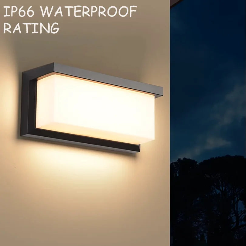 Waterproof LED Outdoor Wall Light with Motion Sensor - Smarsty