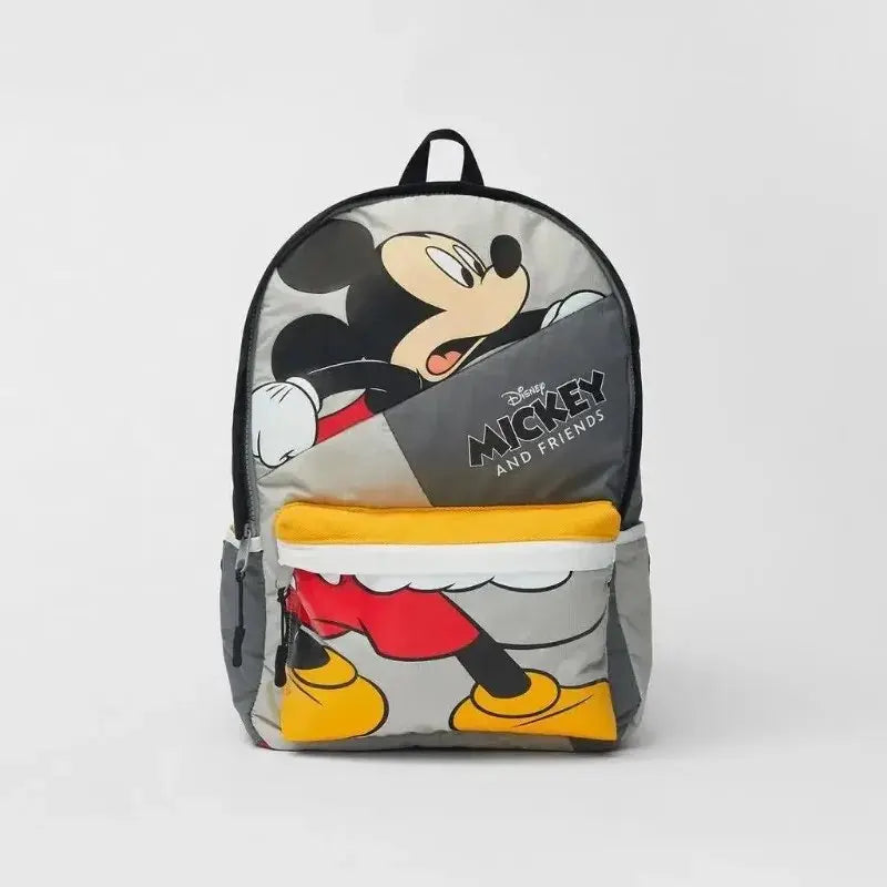 Mickey Mouse Canvas Backpack Large Capacity School Bag - Smarsty