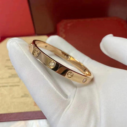 Gold Color Zircon Cross Nut Nail Bracelet for Women - Smarsty