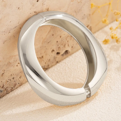 Vintage Hip Hop Metal Cuff Bangles for Women - Smarsty