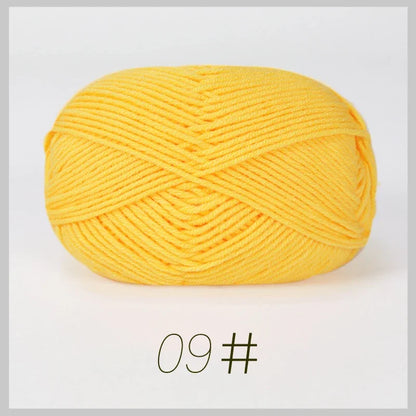 Soft Milk Cotton Yarn for Hand Knitting Projects - Smarsty