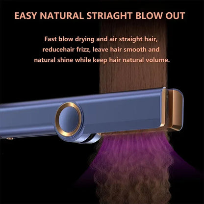 2 In 1 Hair Straightener And Dryer With Intuitive Airflow - Smarsty