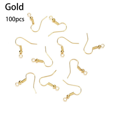 300Pc Hypoallergenic Earring Hooks Mix Color DIY Kit - Smarsty
