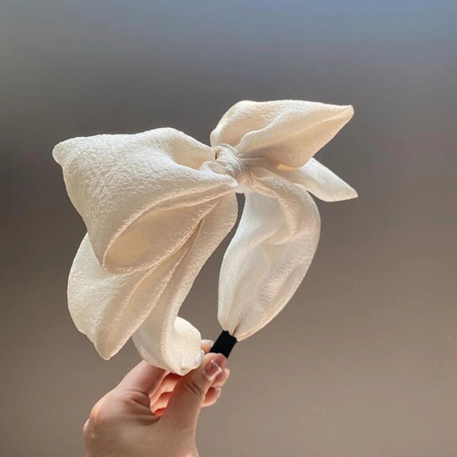Wide Bow Headband Women Comfortable Soft Stretch Turban - Smarsty