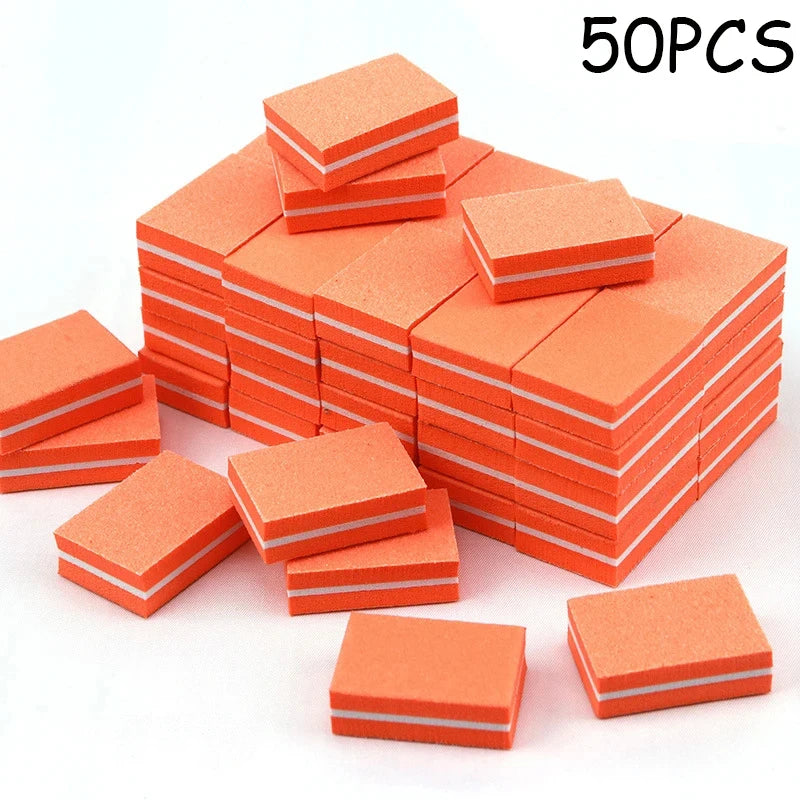 50Pcs Professional Mini Nail Files for Perfect Manicure - Smarsty