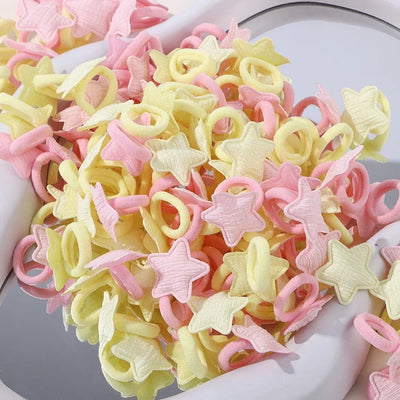 Cute Girls Hair Ties Soft No Harm Ponytail Holders 10Pack - Smarsty