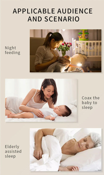 Rechargeable White Noise Machine With Soothing Night Light - Smarsty