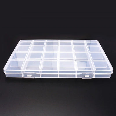 Plastic Storage Box Organizer with Dividers for Jewelry Crafts - Smarsty