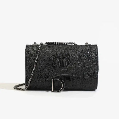 Luxurious Women's Sequined Crossbody Handbag With Chains - Smarsty
