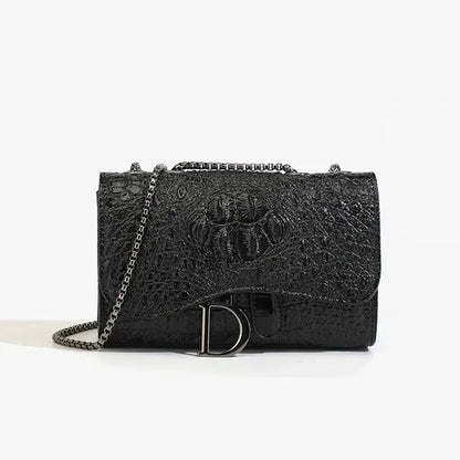 Luxurious Women's Sequined Crossbody Handbag With Chains - Smarsty
