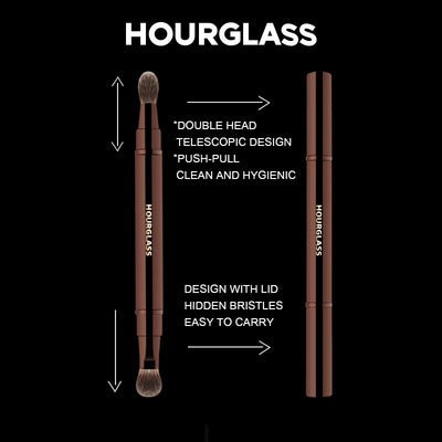 Hourglass Retractable Eyeshadow Brush for Flawless Application - Smarsty