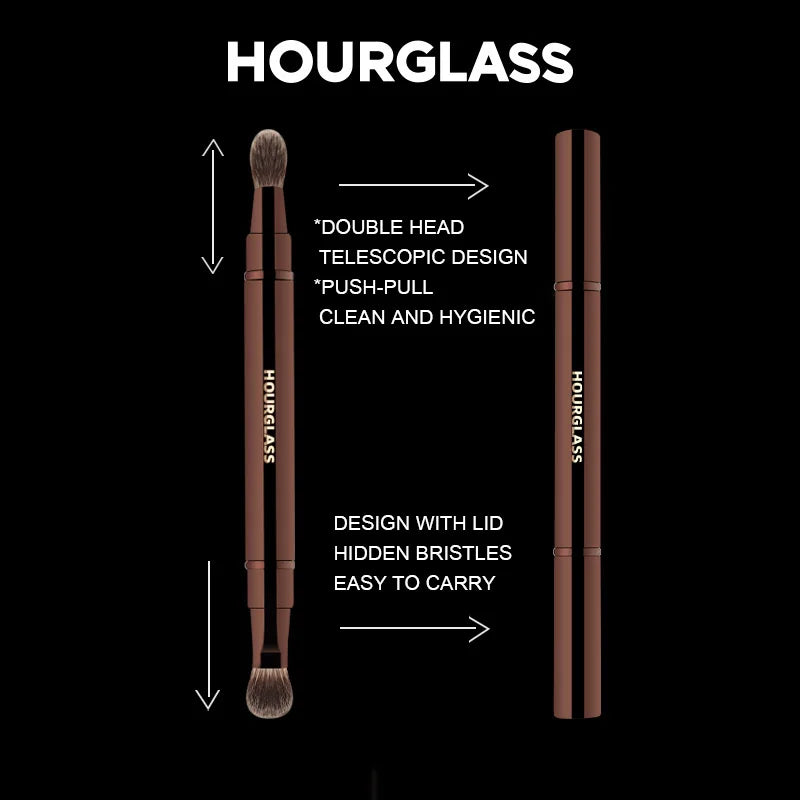 Hourglass Retractable Eyeshadow Brush for Flawless Application - Smarsty