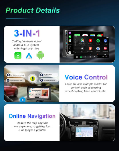 Wireless CarPlay Android Auto Adapter For OEM Car Stereo - Smarsty