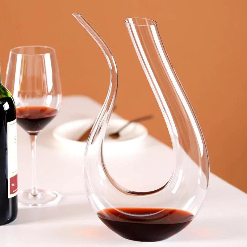 Handmade 1500ML Crystal Wine Decanter for Elegant Serving - Smarsty