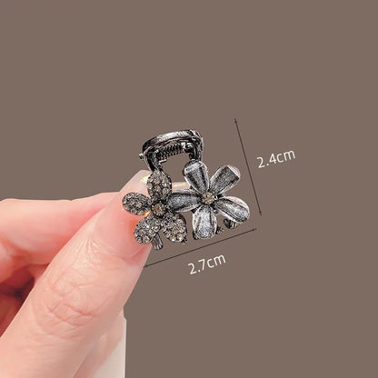 Korean Alloy Rhinestone Hair Claw For Women Elegant - Smarsty