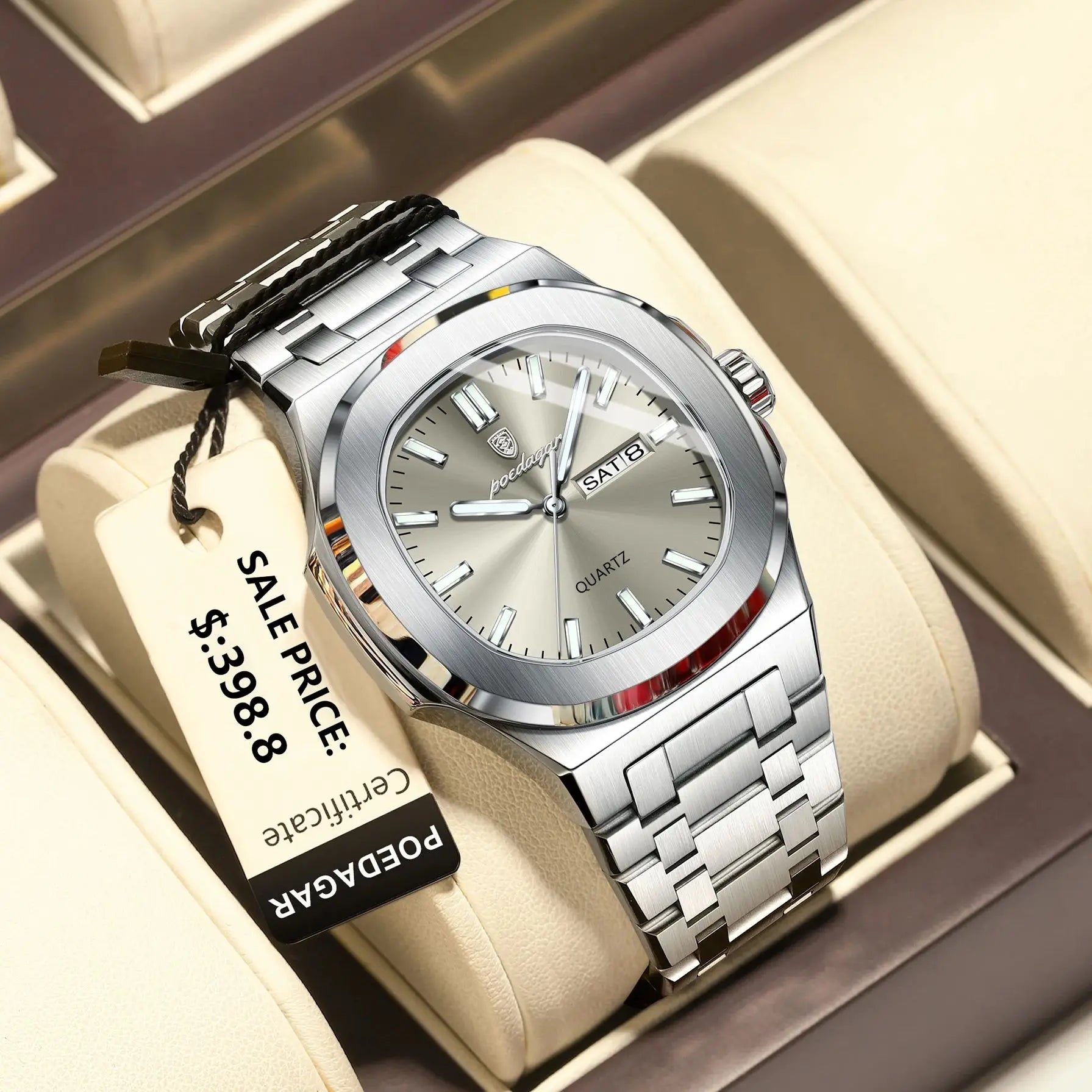 Luxury Waterproof Military Men's Watch with Luminous Feature - Smarsty