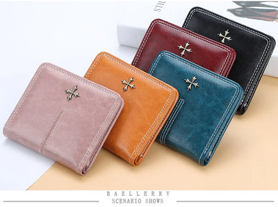 2023 New Mini Women Wallets Free Name Engraving Fashion Small Wallets Zipper PU Leather Quality Female Purse Card Holder Wallet - Smarsty
