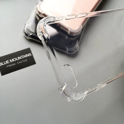 Smarsty Clear Soft TPU Case for iPhone Dropproof Protection -