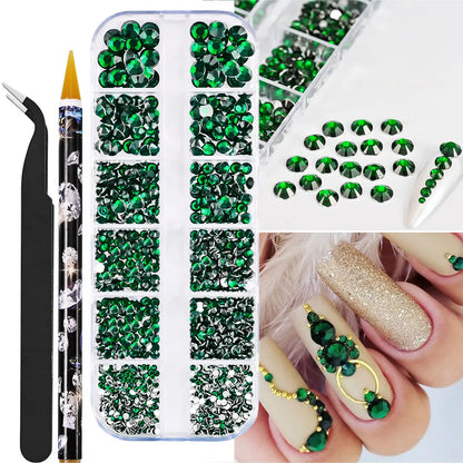 Half Round Pearl Beads for Stunning Nail Art - Smarsty