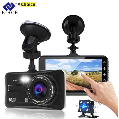 1080P Dash Cam With Night Vision Front And Rear Recording - Smarsty