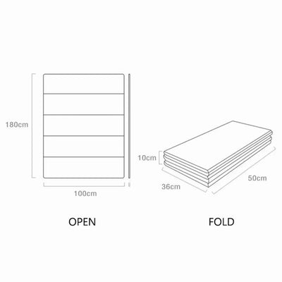 Foldable Baby Play Mat Children's Double-sided Pattern Protection Non-slip Activity Carpet Children's Educational Activity Mat by Smarsty