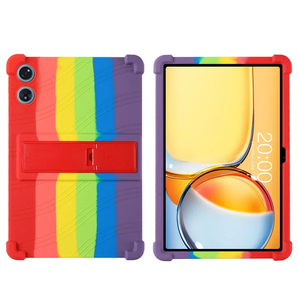 For Teclast P50 AI Tablet 11" Android 15 Case Shockproof Cover Soft Silicon Stand Protective Shell
