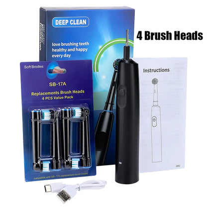 Waterproof Electric Toothbrush with 5 Cleaning Modes - Smarsty