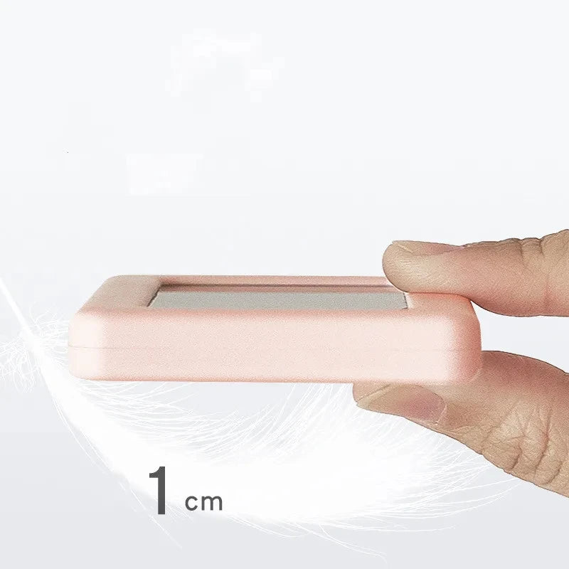 Portable Slim LED Alarm Clock with Temperature and Humidity Display - Smarsty