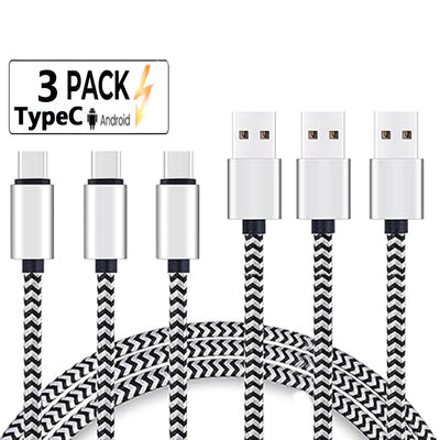 USB Type C Cable 2.4A Fast Charging Nylon Braided - Smarsty