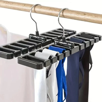 1PCS Tie Belt Hanger Wardrobe Belt Rotating Organizer Rack Multifuctional Scarf Hanger Home Closet Storage Holder Accessories