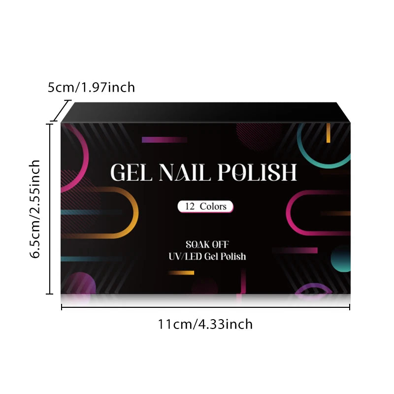 12Pcs Macaron Gel Nail Polish Set For Long Lasting Manicure - Smarsty