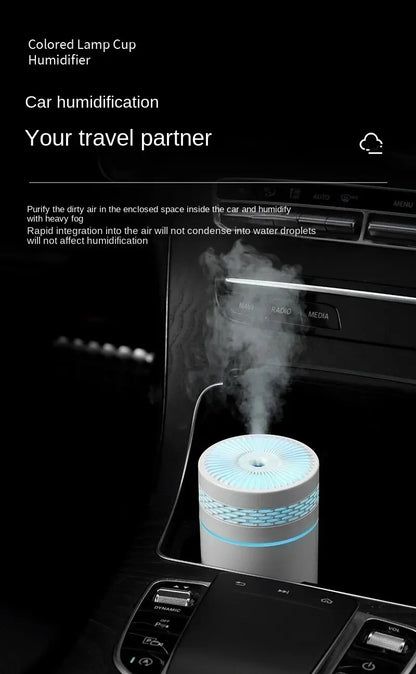 Mini Seven-Color Aroma Humidifier for Car Air Purification - Smarsty