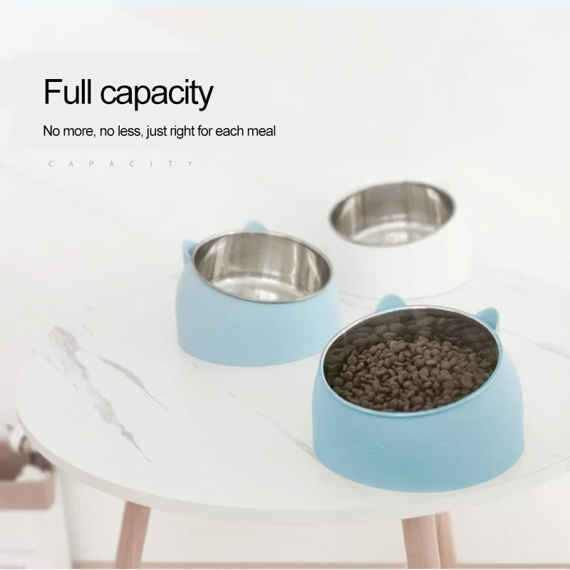 Stainless Steel Cat Feeding Bowl for Durable Use - Smarsty