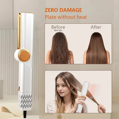 2 In 1 Hair Straightener And Dryer With Intuitive Airflow - Smarsty