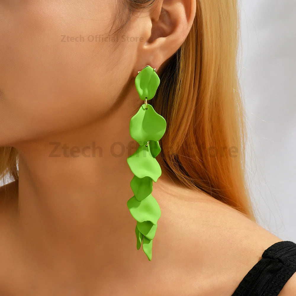 Romantic Multicolor Tassel Dangle Earrings for Women’s Fashion - Smarsty