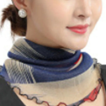 Women Chiffon Sunscreen Scarf Lightweight UV Protection - Smarsty