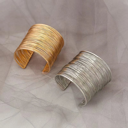 Creative Gold Metal Wire Bracelet for Fashionable Style - Smarsty