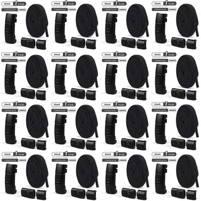 8mm No Tie Shoe Laces Press Lock Shoelaces Without Ties Elastic Laces Sneaker Kids Adult Widened Flat Shoelace for Shoes - Smarsty