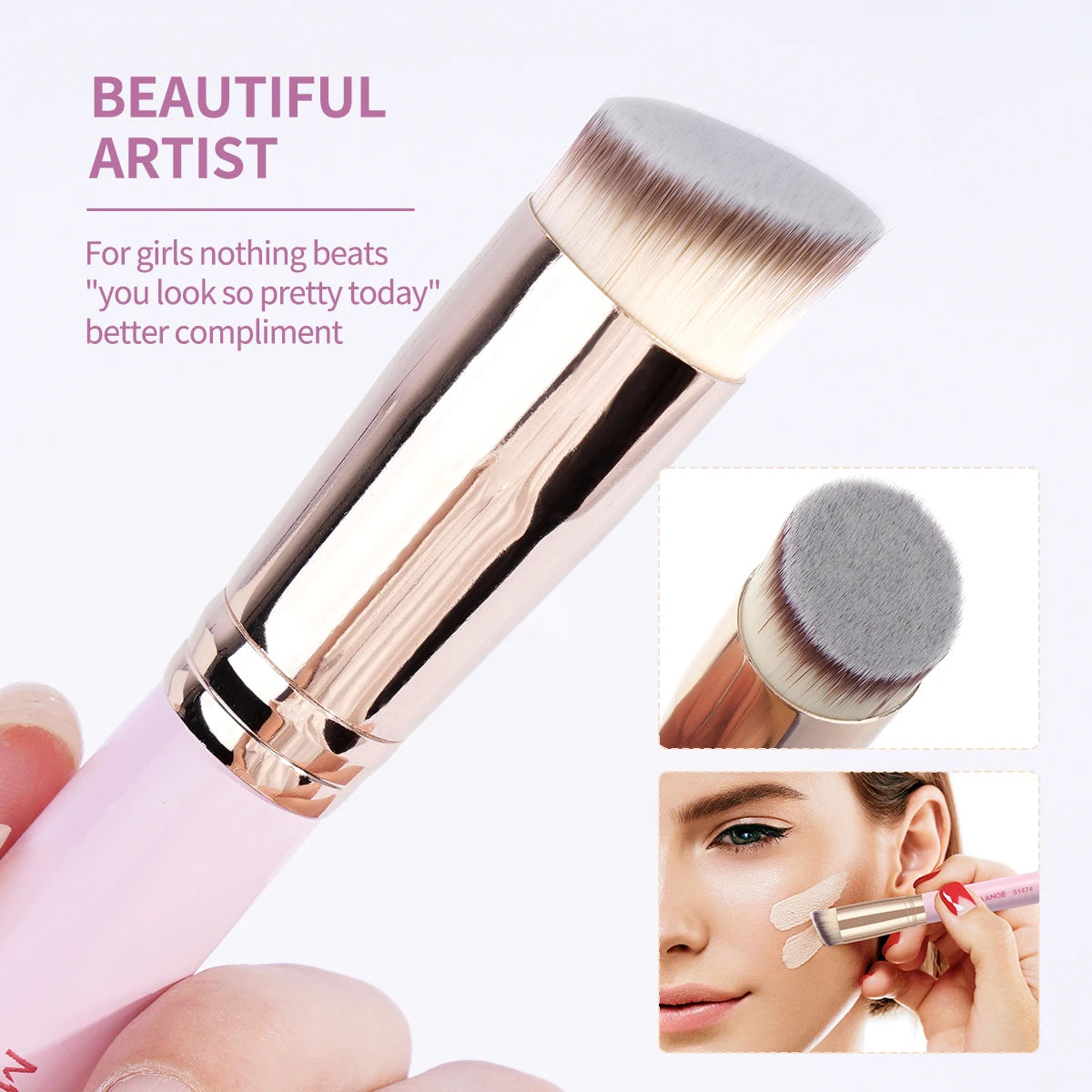 MAANGE 7 Piece Makeup Brush Set for Flawless Application - Smarsty