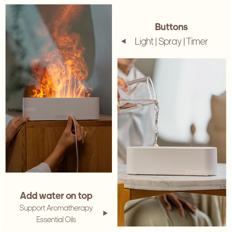 Kinscoter Ultrasonic Essential Oil Diffuser with Night Light - Smarsty