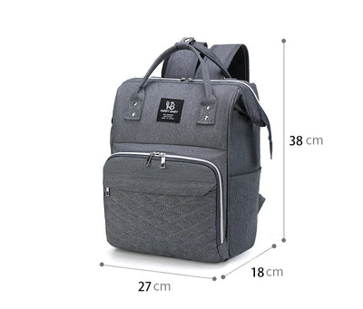 Mommy Diaper Bags Baby Stroller Hanging Bag Mother Large Capacity Nappy Backpacks with Changing Mat Convenient Baby Nursing Bags by Smarsty